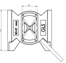 twist lock base fondazione con fondazione sinistra