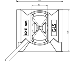 twist lock base fondazione con fondazione sinistra