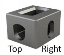 blocchi d'angolo corner casting Top right