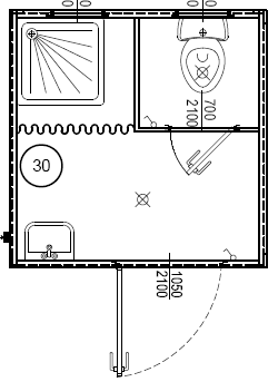 Monoblocchi Prefabbricati  wc doccia  san 8