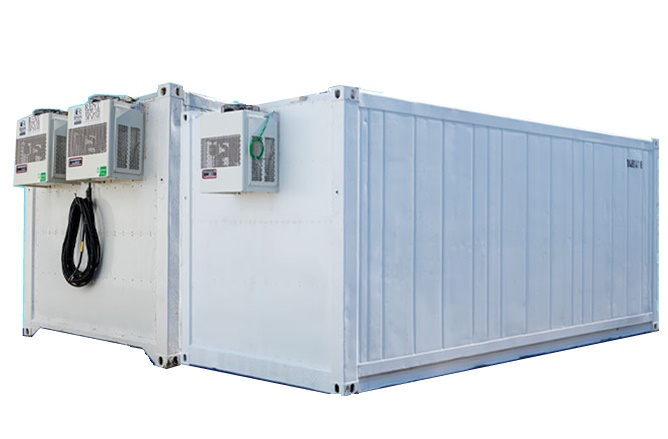 container reefer con dude frigo sicurezza