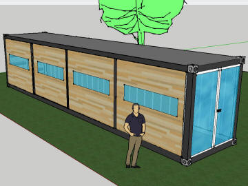 container 40' Mobil House